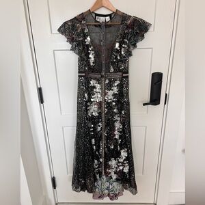 In Earnest Byron Lars 30's Sequined Cocktail Dress - NEW tags attached - Size 4